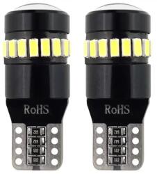 AMiO LED izzók CANBUS 18SMD 3014 + 1SMD 1SMD T10 W5W Fehér 12V/24V