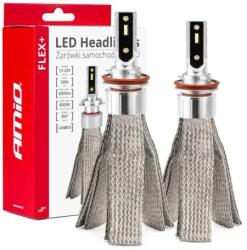 AMiO LED izzók fővilágításra FLEX+ H8 H9 H11 H16 canbus 6000K 12V 24V