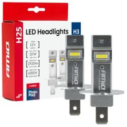 AMiO LED izzók fő fényszóró H25 sorozat CANBUS H3 12V 20W