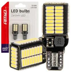 AMiO LED izzók CANBUS PRO series T15e W16W 54x4014 SMD Fehér 12V/24V