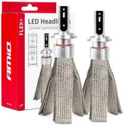 AMiO LED fényszóró izzók FLEX+ H7 canbus 6000K 12V 24V