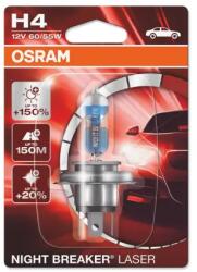 OSRAM H4 NIGHT BREAKER LASER Blister-01 12V 60/55W P43t