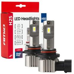 AMiO LED főfényszóró izzók Széria H25 CANBUS HB3 9005 12V 31W