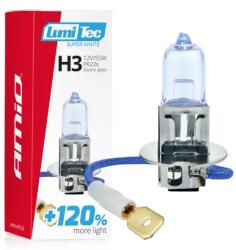 AMiO halogén izzó H3 12V 55W LumiTec SuperWhite +120%