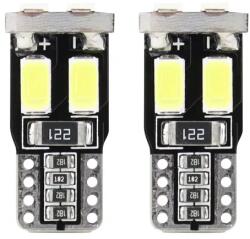 AMiO LED izzók CANBUS 6SMD-2 5730 T10 (W5W) Fehér
