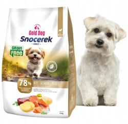 Gold Dog Kutyaeledel máltai gabonamentes Gold Dog 4 kg kistestű marhahús burgonya