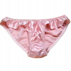 INTIMEO Bugyi Selyem RubberRed L T-betűs motívummal 100% Selyem Mulberry 19 Momme (010SilkPantyLetterTTheme)
