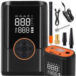 MEMFLOW Elektromos Kerékpár Pumpa Akkumulátoros Kompresszor Autó Kerékpárhoz 55W (POMPKA ELEKTRYCZNA DO ROWERU 3600mAh MEMFLOW)