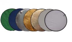 iShoot Blenda rotunda 7in1 gold silver difuzie alb sunfire albastru verde 60cm