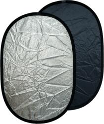 iShoot Blenda ovala 2in1 silver-black 100x150cm