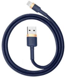 Baseus Cablu USB Lightning Baseus Cafule 1.5A 2m (auriu si albastru marin)