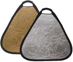iShoot Blenda triunghiulara cu maner gold-silver 30cm
