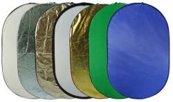 iShoot Blenda ovala 7in1 gold silver difuzie alb sunfire albastru verde 60x90cm