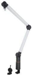 Pulse Suport microfon Pulse Boom-Brat de microfon argint cu montura pe birou MBA002