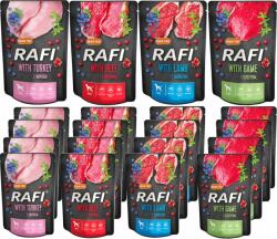 RAFI Gabonamentes Nedves kutyaeledel 20 x 300g ízkeverék Rafi Dolina Noteci