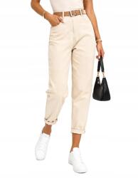 Moon Girl Női Magas Szárú FARMERNADRÁG+Mom fit öv XXL