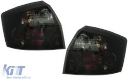 KITT Lightning LED DRL fényszórók Audi A4 B8.5 Facelift (2012-2015) dinamikus szekvenciális irányjelzővel, fekete (HLAUA4B8FH7)