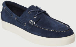 Funky Buddha Boat Shoes Bărbătești Din Piele Întoarsă În Culoare Albastră FBM013-044-08-NAVY (FBM013-044-08-NAVY)