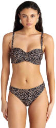 Blu4U Top De Bikini Fără Bretele Cupe D Animal Print Negru (26366576D-02) Costum de baie dama