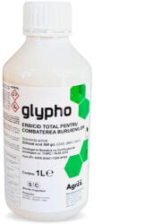 Agrosem Glypho - Erbicid Total Sistemic cu Glifosat - Vita de Vie, Pomi Fructiferi, Miriste, Desicare Porumb si Floarea-Soarelui 1L