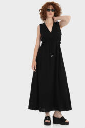 ONLY Rochie Maxi de Vară Wrap-Around cu Volane Neagră 15363694 (15363694)