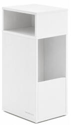 SONGMICS Noptiera ingusta alba SONGMICS cu sertar si 2 compartimente, 30x25x59 cm (EZ-LET911WE01)