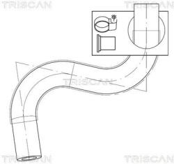TRISCAN Furtun hidraulic, sistem de directie TRISCAN 8516 29072 (8516 29072)