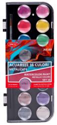 Daco Acuarele 16 culori metalizate Daco AR160 (6425871042630)