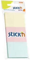 Hopax Notes autoadeziv 38 x 51 mm, 3 x 100 file/set, Stick'n - 3 culori pastel (HO-21126)