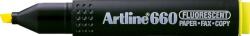 Artline Textmarker ARTLINE 660, varf tesit 1.0-4.0mm - galben fluorescent (EK-660-FYE) - forit
