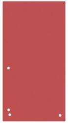 DONAU Separatoare carton pentru biblioraft, 190 g/mp, 105 x 235mm, 100/set, DONAU Duo - rosu (DN-8620100-04PL) - forit