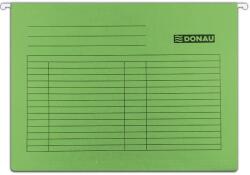 DONAU Dosar suspendabil cu eticheta, bagheta metalica, carton 230g/mp, 5 buc/set, DONAU - verde (DN-7410905-06-SET) - forit