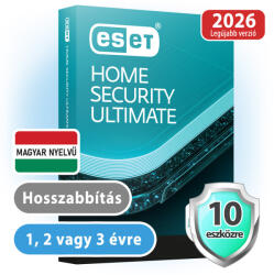 ESET Home Security Ultimate (10 eszköz, 3 év, hosszabbítás) (Elektronikus licenc) (ESET Home Security Ultimate)