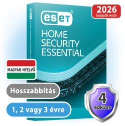 ESET Home Security Essential (4 eszköz, 1 év, hosszabbítás) (Elektronikus licenc)