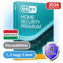 ESET home Security Premium (4 eszköz, 3 év, hosszabbítás) (Elektronikus licenc) (ESET Home Security Premium)