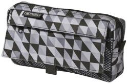 Herlitz Geometric Black 2 zsebes tolltartó (50022045)