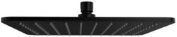 Omnires Slimline - Pălărie de duș 25x25 cm, negru mat WG225-OBL (WG225-OBL)