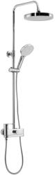 SAPHO - Set de duș cu baterie, diametru 26 cm, 2 jeturi, crom CF139 (CF139)