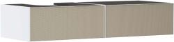 Hansgrohe Xevolos E - Dulap pentru lavoar, 28x137x55 cm, 2 sertare, alb mat/bronz texturat 54319390 (54319390)