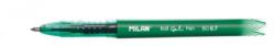 MILAN Pix cu Gel MILAN Ball, Varf 0.7 mm, Plastic, Mina Inlocuibila, Culoare Mina Verde (8411574074199)