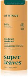 ATTITUDE Super Leaves Natural Deodorant deodorant solid natural fără aluminiu Orange Blossom & Eucalyptus 75 g