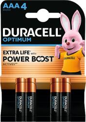 Duracell Optimum 4 db AAA Boost elem (10PP110050) (10PP110050)