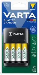 VARTA Quattro akkutöltő BL1 + 4x AA Value 2100 mAh akkumulátor (57652) (57652101451)