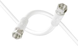 ISY F-F csatlakozós antennakábel, 75 dB, 5 méter, fehér (ISA-9002) (ISA-9002)