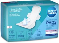 Canpol babies Postpartum Pads With Wings szülés utáni betétek éjszakára 8 db