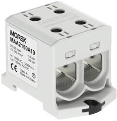 Morek Fővezeték sorkapocs 2x150/2x150mm2 szürke OTL150-2 Morek MAA2150A10 (MAA2150A10)