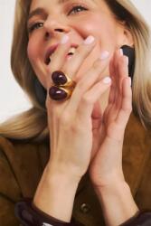 BERRIES пръстен дамски от позлатено сребро Viva Burgundy XL Ring (PVWW17)