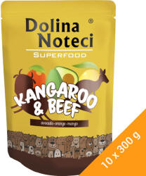 Dolina Noteci SuperFood Gabonamentes Alutasakos Kutyaeledel (Kenguru és Marha) - 10x300 g