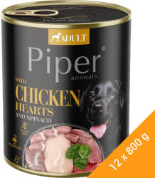 Dolina Noteci Adult Konzerv Kutyáknak (Csirkeszív és Spenót) - 12x800 g