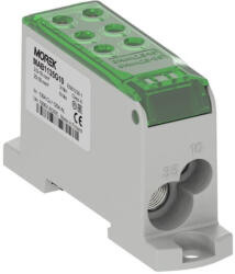 Morek Elosztóblokk OJL 135A zöld Al/Cu 1x10/1x3510-70 ki: Cu 2x10/4x16mm2 MAB1135G10 (MAB1135G10)